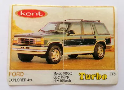 Обява: ⭐ Картинка Turbo Турбо жълто 275 Ford Explorer 4x4 ⭐