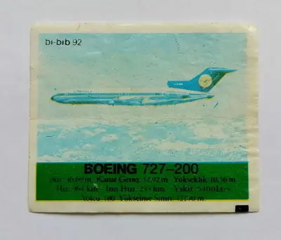 Обява: ⭐ Картинка Би-Бип 92 Boeing 727-200 ⭐
