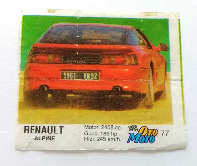 Обява: ⭐ Картинка Otomoto Отомото 77 Renault Alpine ⭐
