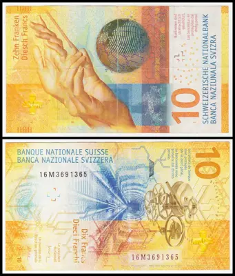 Обява: 🇨🇭 Швейцария 2016 10 франка 🇨🇭