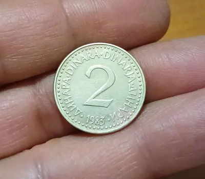 Обява: 2 динара Югослави 1983