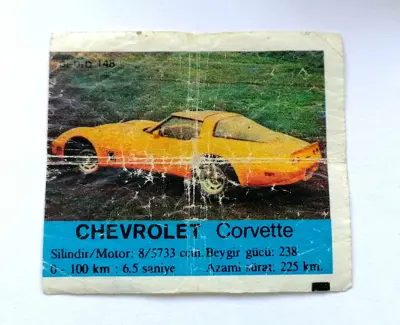 Обява: ⭐ Картинка Би-Бип 148 Chevrolet Corvette ⭐