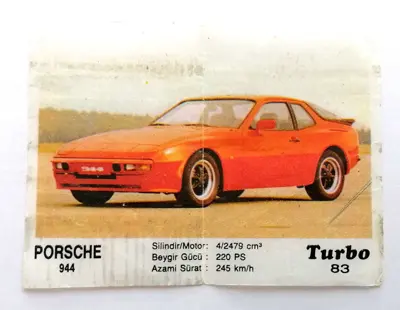 Обява: ⭐ Картинка Turbo Турбо черно 83 Porsche 944 ⭐