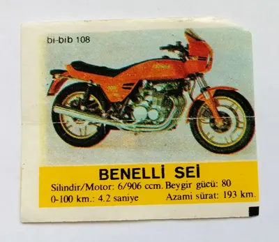 Обява: ⭐ Картинка Би-Бип 108 Benelli Sei ⭐