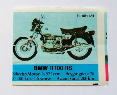 Обява: ⭐ Картинка Би-Бип 124 BMW R 100 RS ⭐