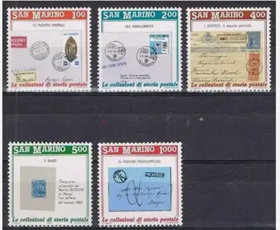 Обява: Сан Марино 1989 г. Филателия - 1 издание (**) MNH - чиста серия