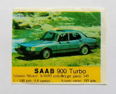 Обява: ⭐ Картинка Би-Бип 168 Saab 900 Turbo ⭐