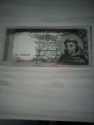 Обява: ПОРТУГАЛИЯ - 20 ЕСКУДОС - 1964г UNC
