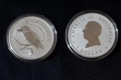 Обява: Австралия 2025 - 1 долар - Австралийската Кукабура – 1 OZ – Сребърна монета