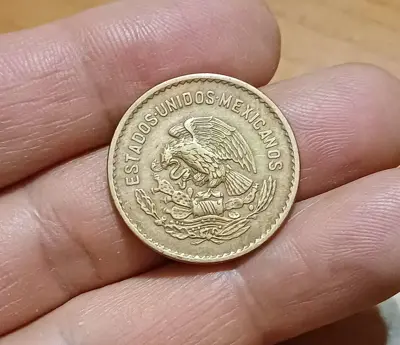 Обява: 5 центавос Мексико 1946 Редки!