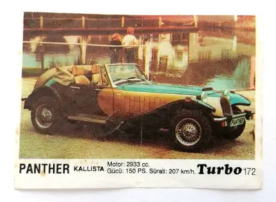 Обява: ⭐ Картинка Turbo Турбо черно 172 Panther Kallista ⭐