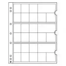 Обява: Leuchtturm Numis – EURO листи за три евро-серии / 5бр/