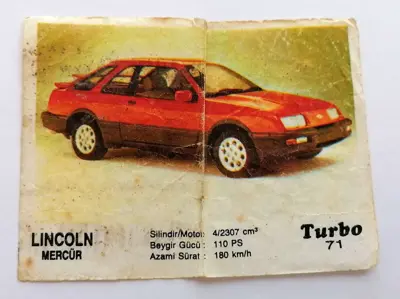 Обява: ⭐ Картинка Turbo Турбо черно 71 Lincoln Mercur ⭐