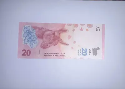 Обява: Аржентина 20 песос 2017-2020 UNC