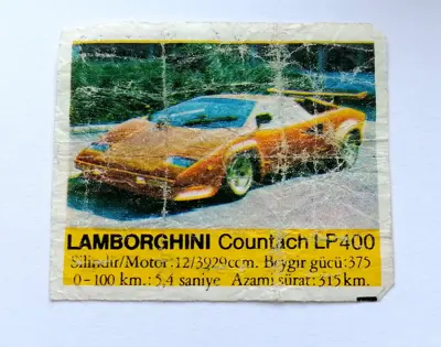 Обява: ⭐ Картинка Би-Бип 113 Lamborghini Countach LP400 ⭐