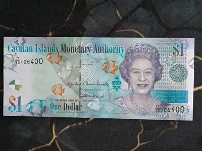 Обява: Банкнота - Кайманови Острови - 1 долар UNC | 2018г.