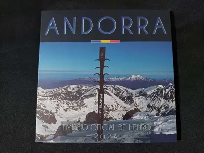 Обява: Андора 2024 - комплектен сет от 1 цент до 2 евро – банков Евро сет