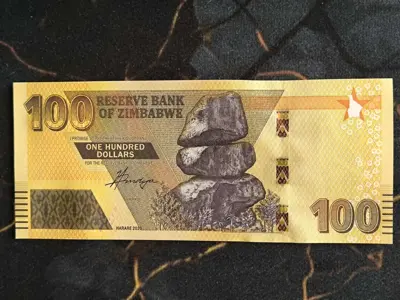 Обява: Банкнота - Зимбабве - 100 долара UNC | 2020г.