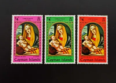 Обява: 🇰🇾 Кайманови Острови 1969 1/4 цента Коледа Картини 🇰🇾