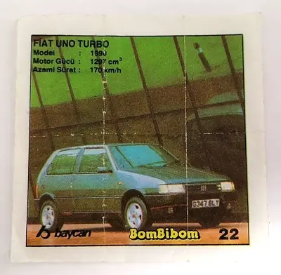 Обява: ⭐ Картинка BomBibom 1-60 22 Fiat Uno Turbo ⭐