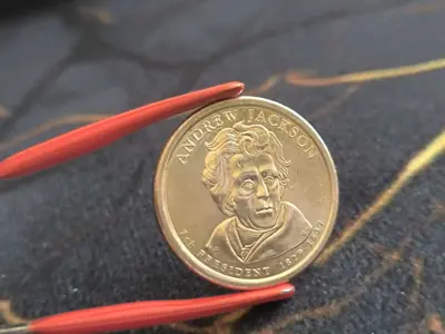 Обява: Монета - САЩ - 1 долар (Андрю Джаксън) UNC | 2008г.