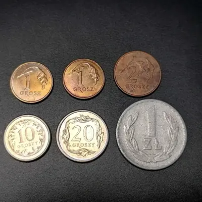 Обява: 🇵🇱 Лот монети Полша 6 броя 🇵🇱