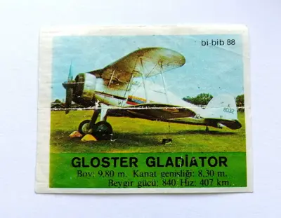 Обява: ⭐ Картинка Би-Бип 88 Gloster Gladiator ⭐
