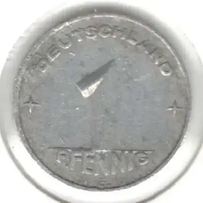 Снимка за обява „Germany D.R.-1 Pfennig-1953 E-KM# 5"