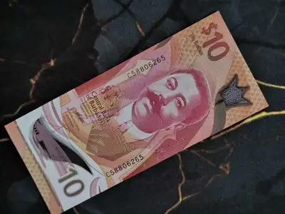 Снимка за обява „Банкнота - Барбадос - 10 долара UNC | 2024г."