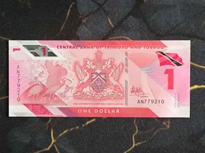 Снимка за обява „Банкнота - Тринидад и Тобаго - 1 долар UNC | 2020г."