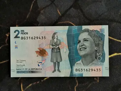 Снимка за обява „Банкнота - Колумбия - 2 000 песос UNC | 2021г."