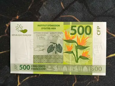 Снимка за обява „Банкнота - Френски тихоокеански територии - 500 франка | 2014г."
