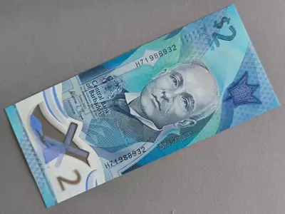 Снимка за обява „Банкнота - Барбадос - 2 долара UNC | 2022г."