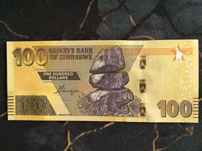 Снимка за обява „Банкнота - Зимбабве - 100 долара UNC | 2020г."