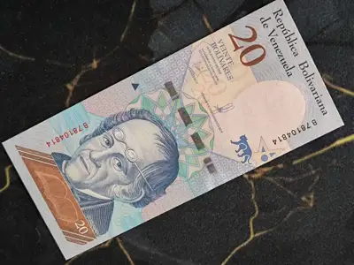 Снимка за обява „Банкнота - Венецуела - 20 боливара UNC | 2018г."