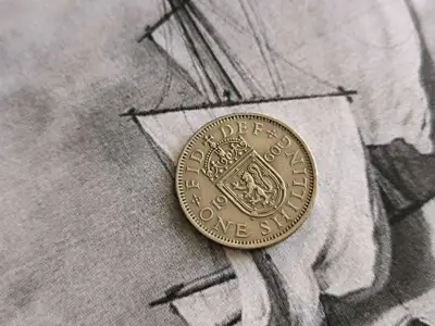 Снимка за обява „Монета - Великобритания - 1 шилинг | 1960г."
