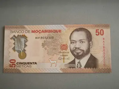 Снимка за обява „Банкнота - Мозамбик - 50 метикаи UNC | 2024г."