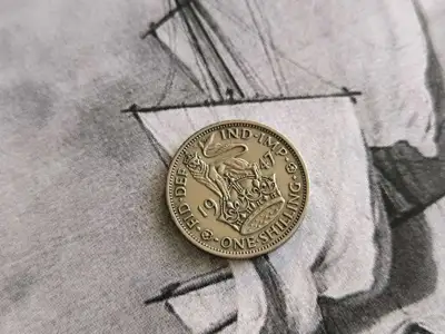 Снимка за обява „Монета - Великобритания - 1 шилинг | 1947г."