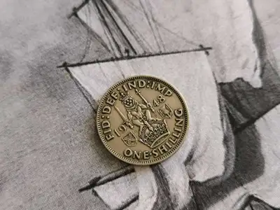 Снимка за обява „Монета - Великобритания - 1 шилинг | 1948г."