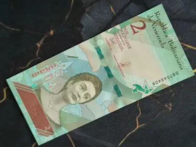 Снимка за обява „Банкнота - Венецуела - 2 боливара UNC | 2018г."