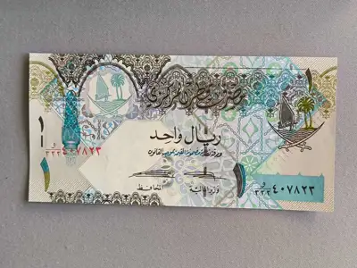 Снимка за обява „Банкнота - Катар - 1 риал UNC | 2003г."
