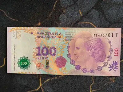 Снимка за обява „Банкнота - Аржентина - 100 песо UNC | 2012г."