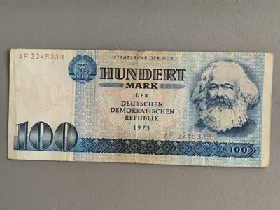 Снимка за обява „Банкнота - Германия - 100 марки | 1975г."