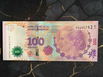 Снимка за обява „Банкнота - Аржентина - 100 песо UNC | 2012г."