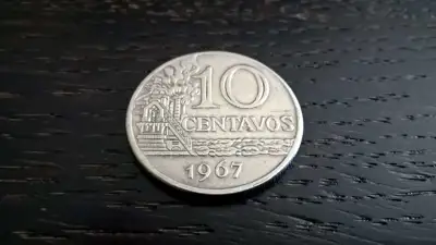 Снимка за обява „Монета - Бразилия - 10 центавос | 1967г."
