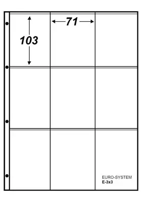 Снимка за обява „IMPORTA V 3x3 PVC прозрачни листа - фото картички , PANINI карти – 103x71 mm - 10 бр."