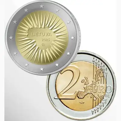Снимка за обява „Литва 2025 – 2 евро - Национална отбрана UNC"