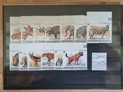 Снимка за обява „Бурунди 1983 – WWF - Диви животни – пълна серия от 13 пощенски марки MNH"