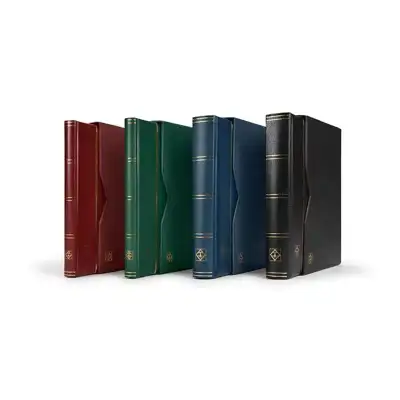 Снимка за обява „Leuchtturm Premium албум за марки LUX 32 черни листа + кутия"