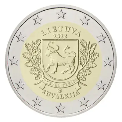 Снимка за обява „Литва 2022 - 2 евро - Сувалкия UNC"